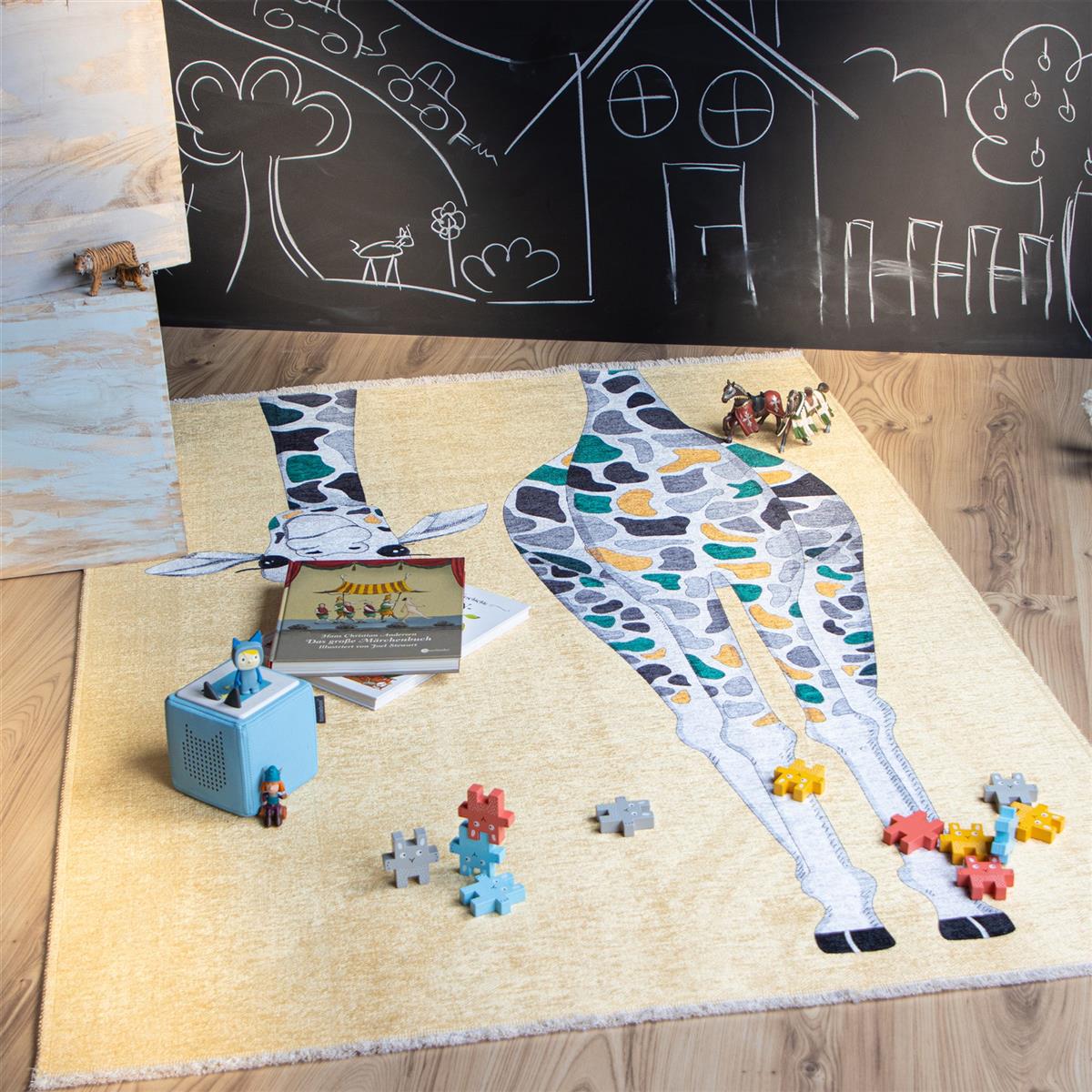 kayoom-kinderteppich-joanna-612-gira-115-cm-x-170-cm-bunte-farben image 2