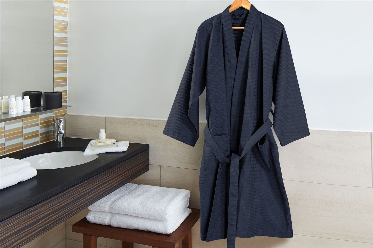 kayoom-bademantel-carla-125-blau-unisex-morgenmantel-aus-saugf-higem-material image 2