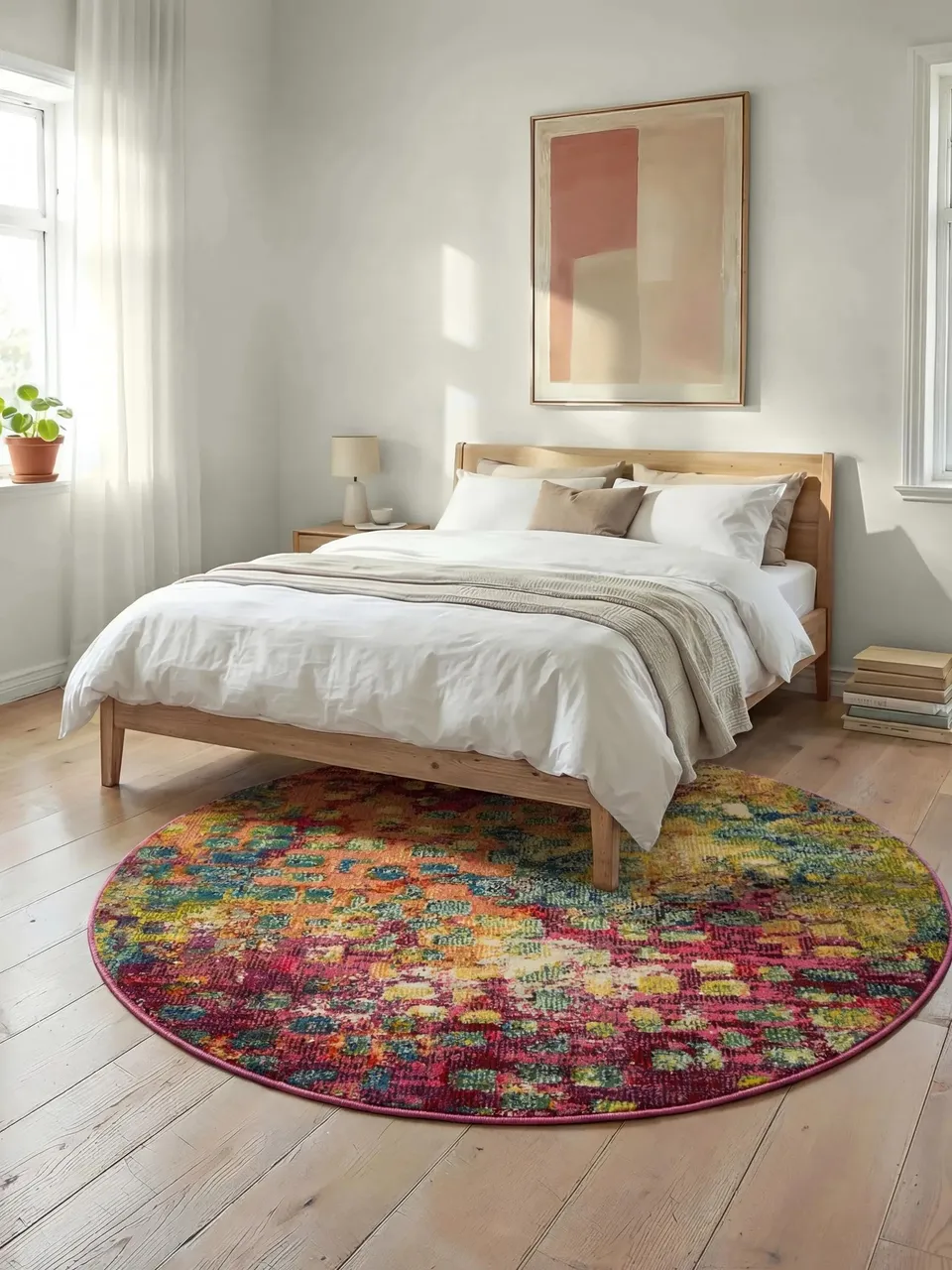 benuta-nest-casa-vintage-teppich-mehrfarbig-120-cm-rund image 1