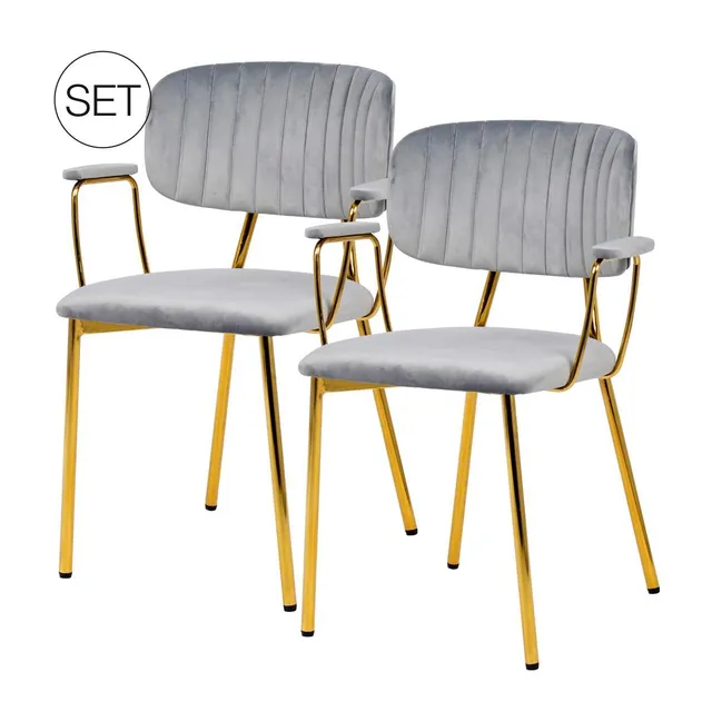 kayoom-giselle-200-2er-set-esszimmerstuhl-samt-pastell image 1