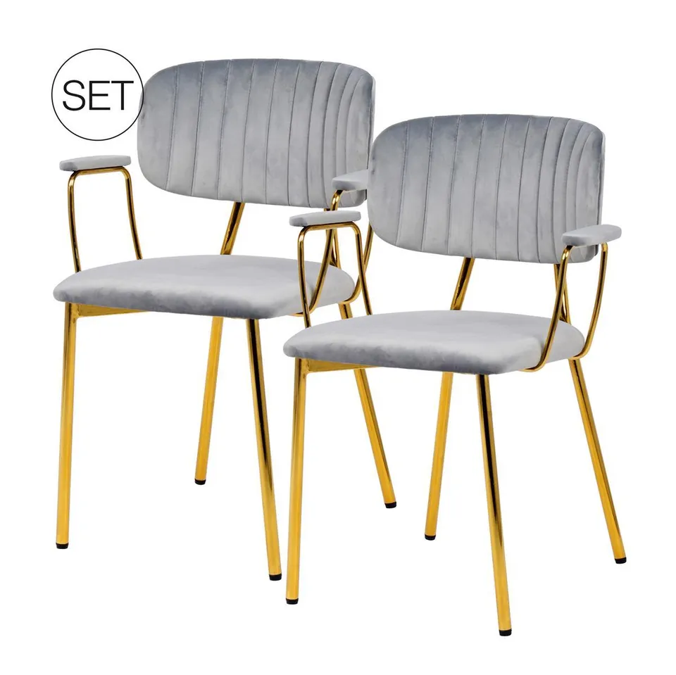 kayoom-giselle-200-2er-set-esszimmerstuhl-samt-pastell image 1
