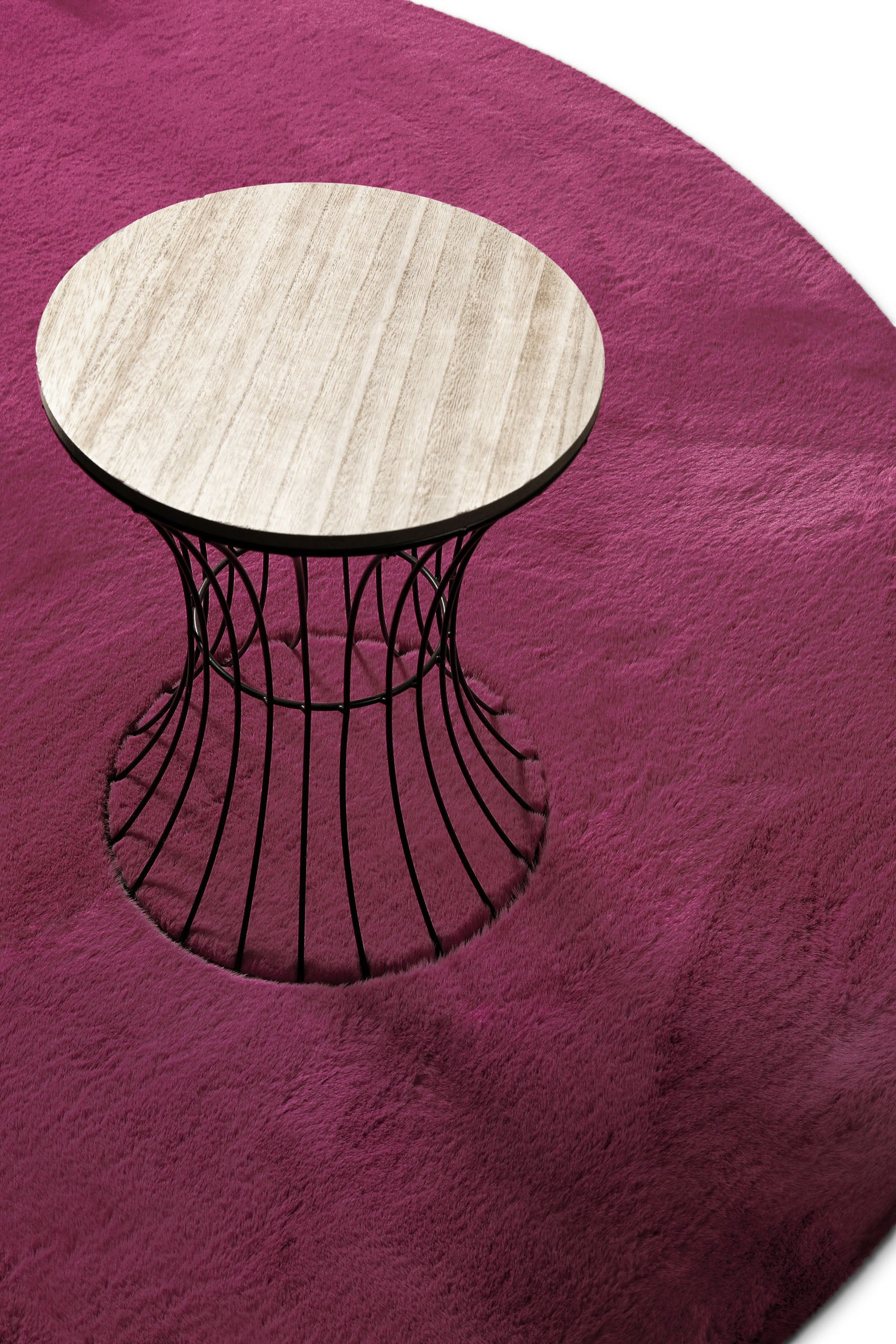 weconhome-basics-anna-kunstfell-teppich-rund-violett image 6