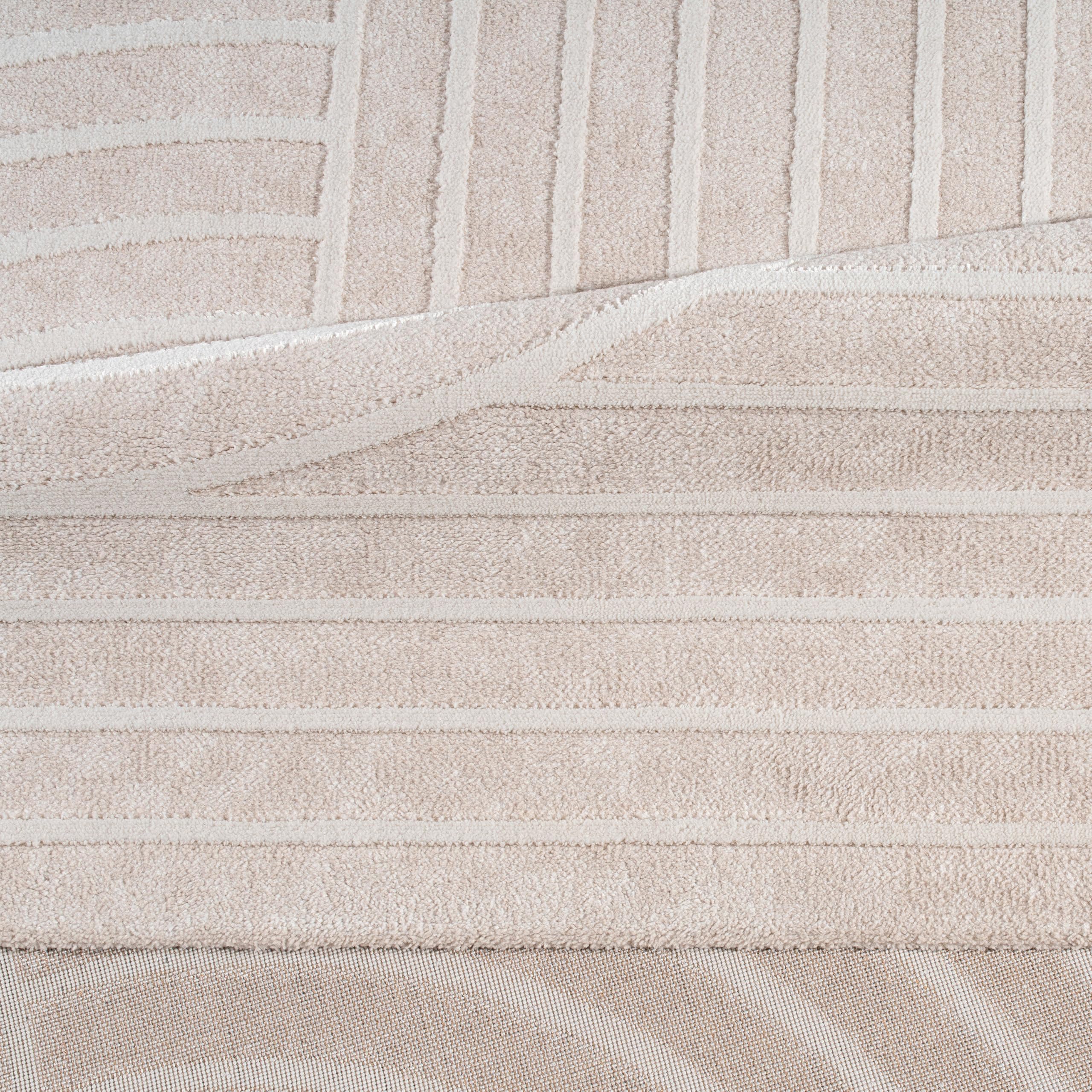 paco-home-metro-teppich-200x280-cm-creme-beige-glanz-3d image 2