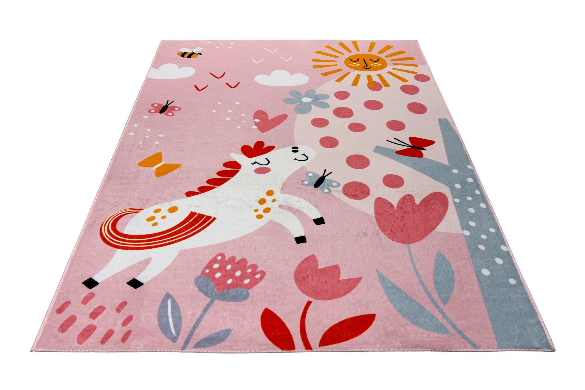 kayoom-wonder-126-kinderzimmerteppich-in-rosa-6-mm-kurzflor image 3