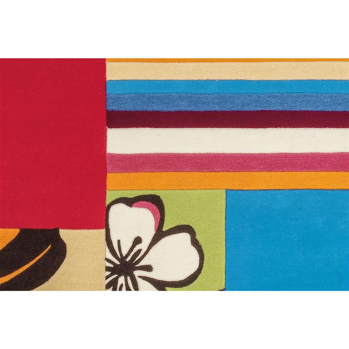 kayoom-joy-4093-bunter-motivteppich-mit-acrylflor-ideal-f-r-wohnzimmer-kinderzim image 5