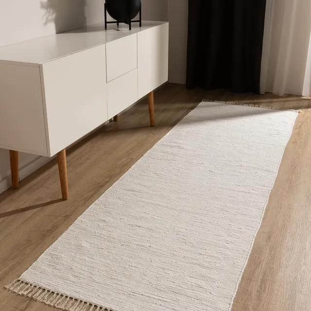 benuta-basic-tom-baumwollteppich-70x200-cm-creme-handgewebt-recycling-baumwolle image 1