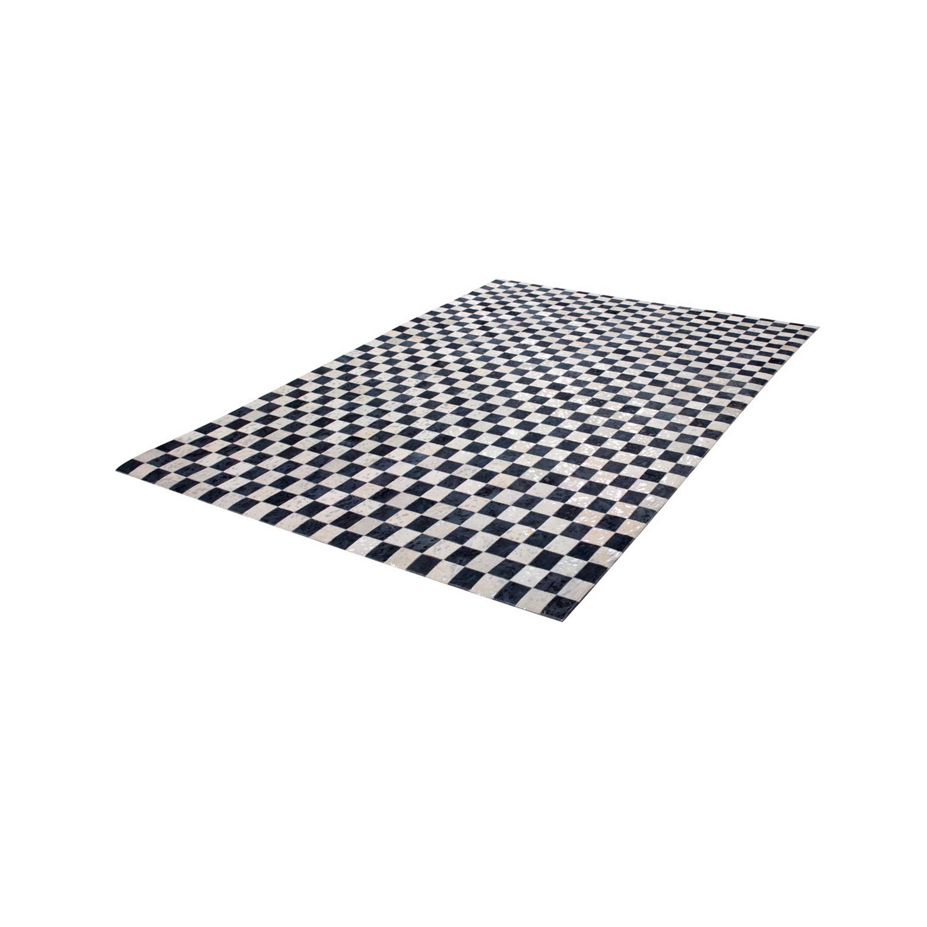 kayoom-rocket-210-lederteppich-in-patchwork-optik-mit-metallischen-applikationen image 4