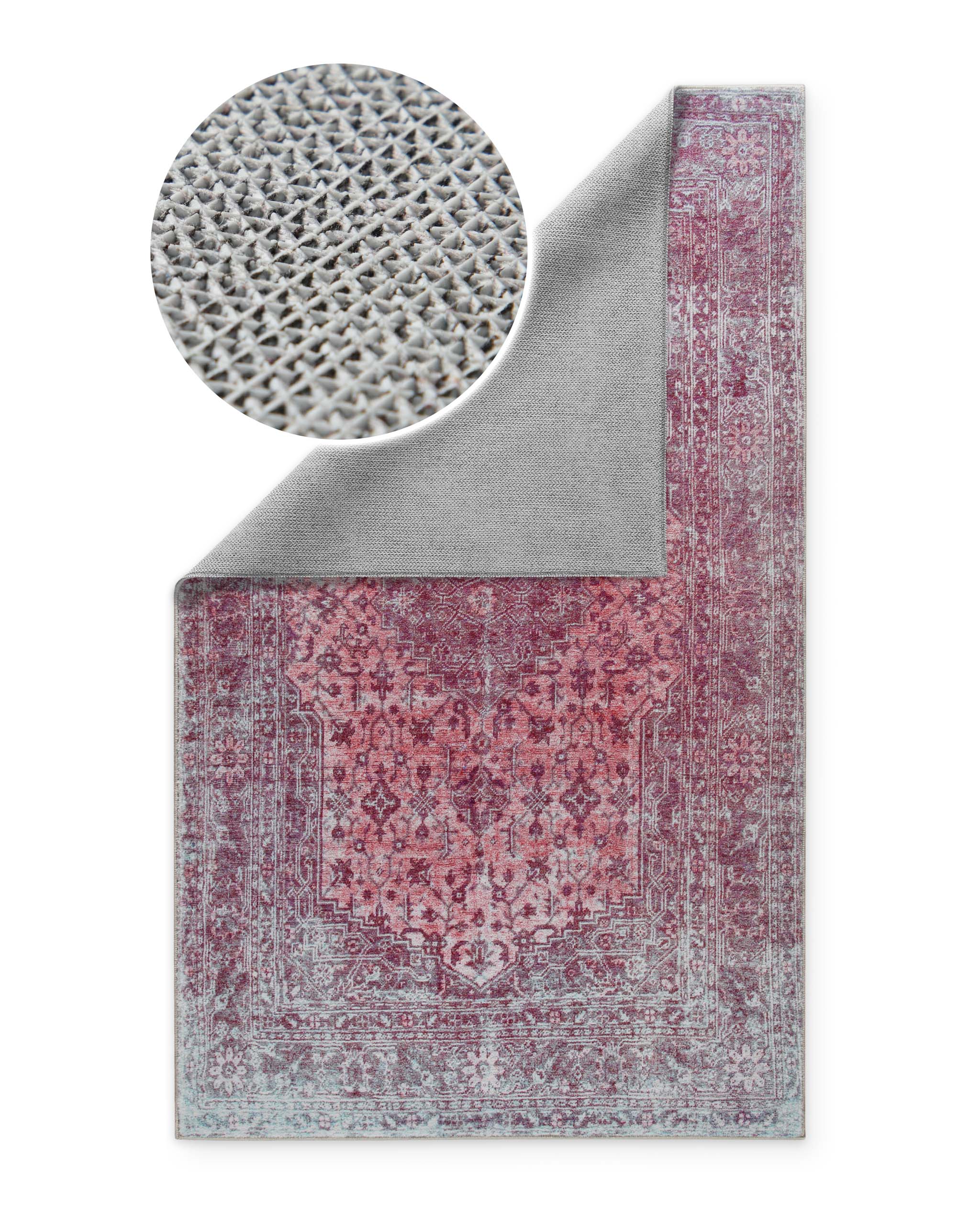 weconhome-badteppich-ralph-pastell-violett-vintage-oriental-look-rutschhemmend image 7
