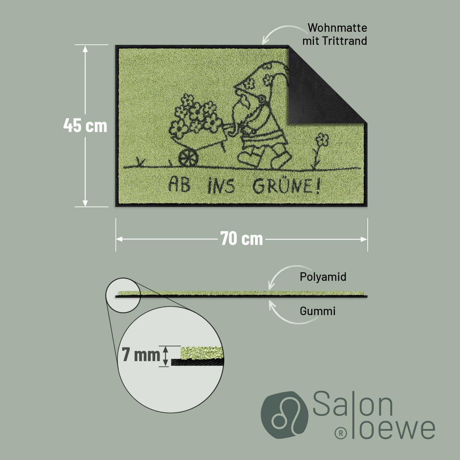 salonloewe-ab-ins-gr-ne-eingangsmatte-45-x-70-cm-motivmatte-mit-naturdesign image 3