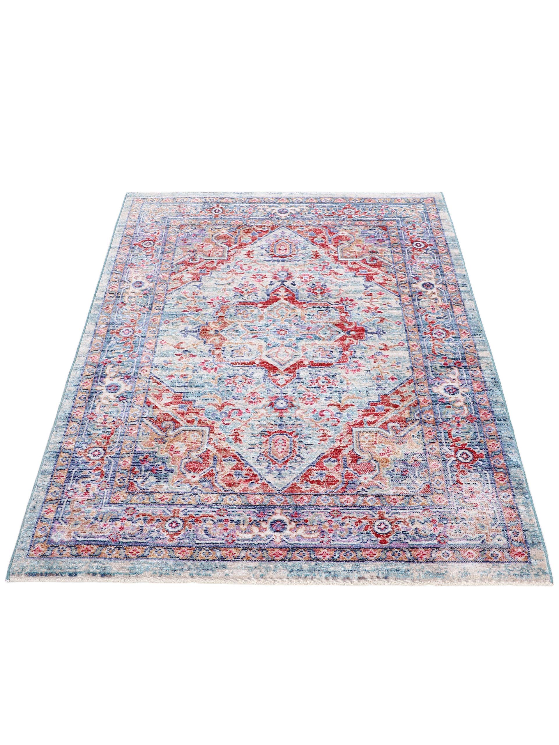 carpetfine-teppich-phoenix-blau-60x100-cm-moderner-vintage-teppich-f-r-wohn-und- image 4