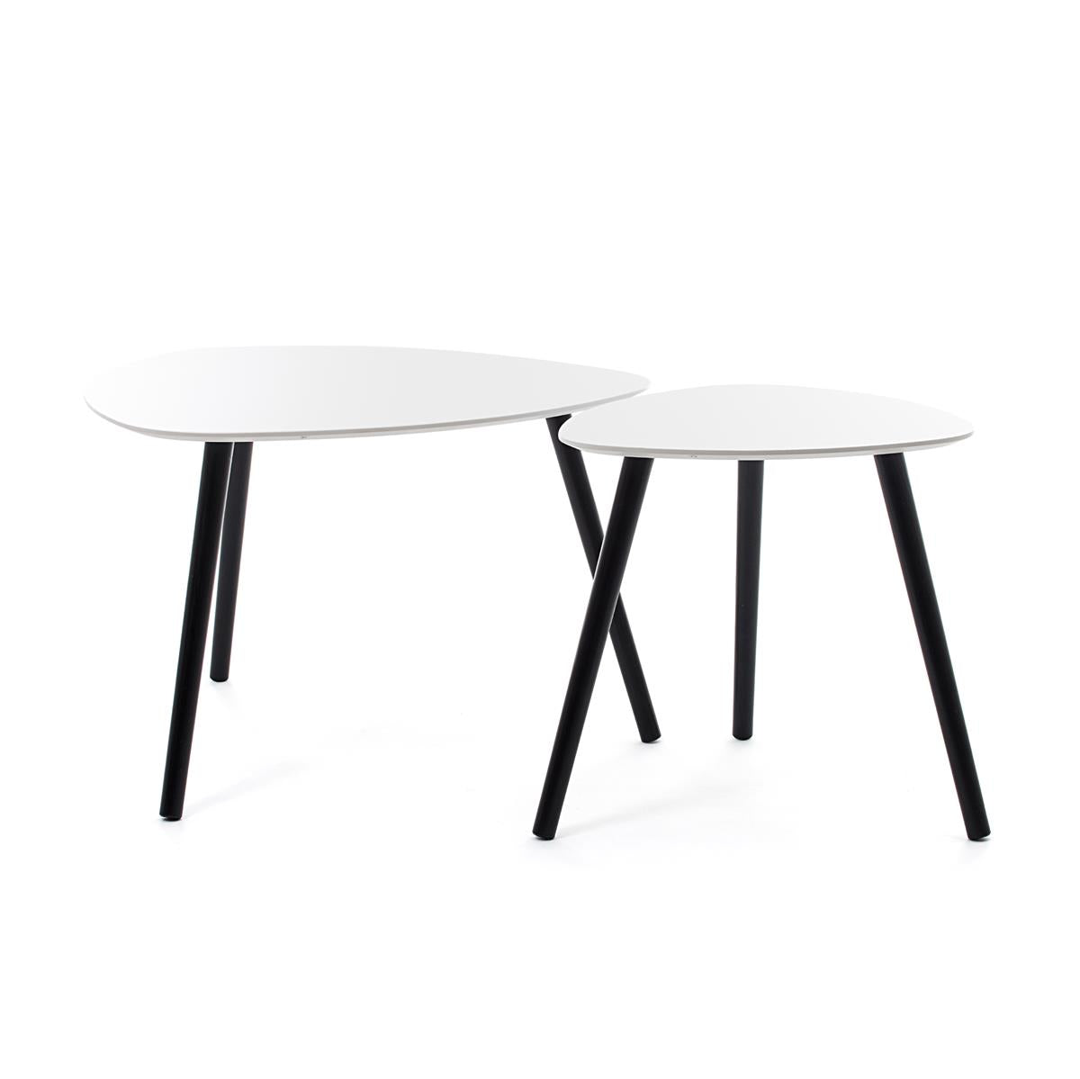 kayoom-tisch-set-anna-wei-2-beistelltische-dreieckig-rundliche-platten-schwarze- image 4