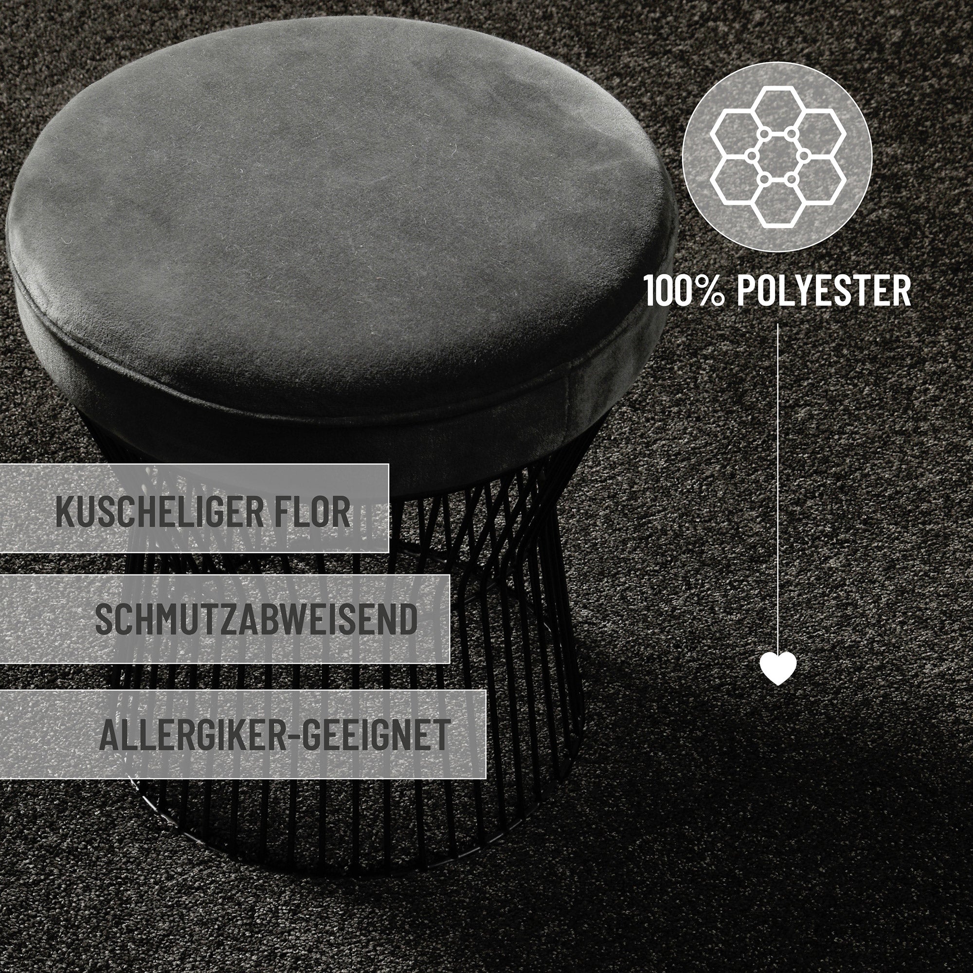 weconhome-homie-living-kurzflorteppich-manta-rund-anthrazit-gewebt-oeko-tex-stan image 5