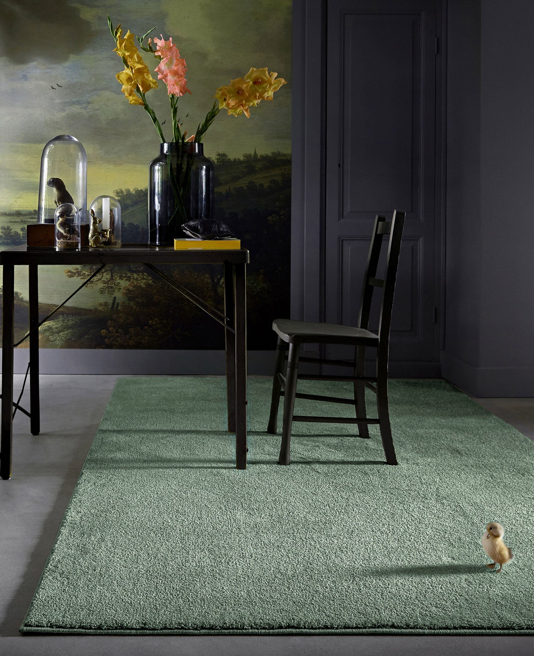 homie-living-kurzflor-teppich-venice-mint-gr-n-superweich-1-7-cm-flor-getuftet-f image 2