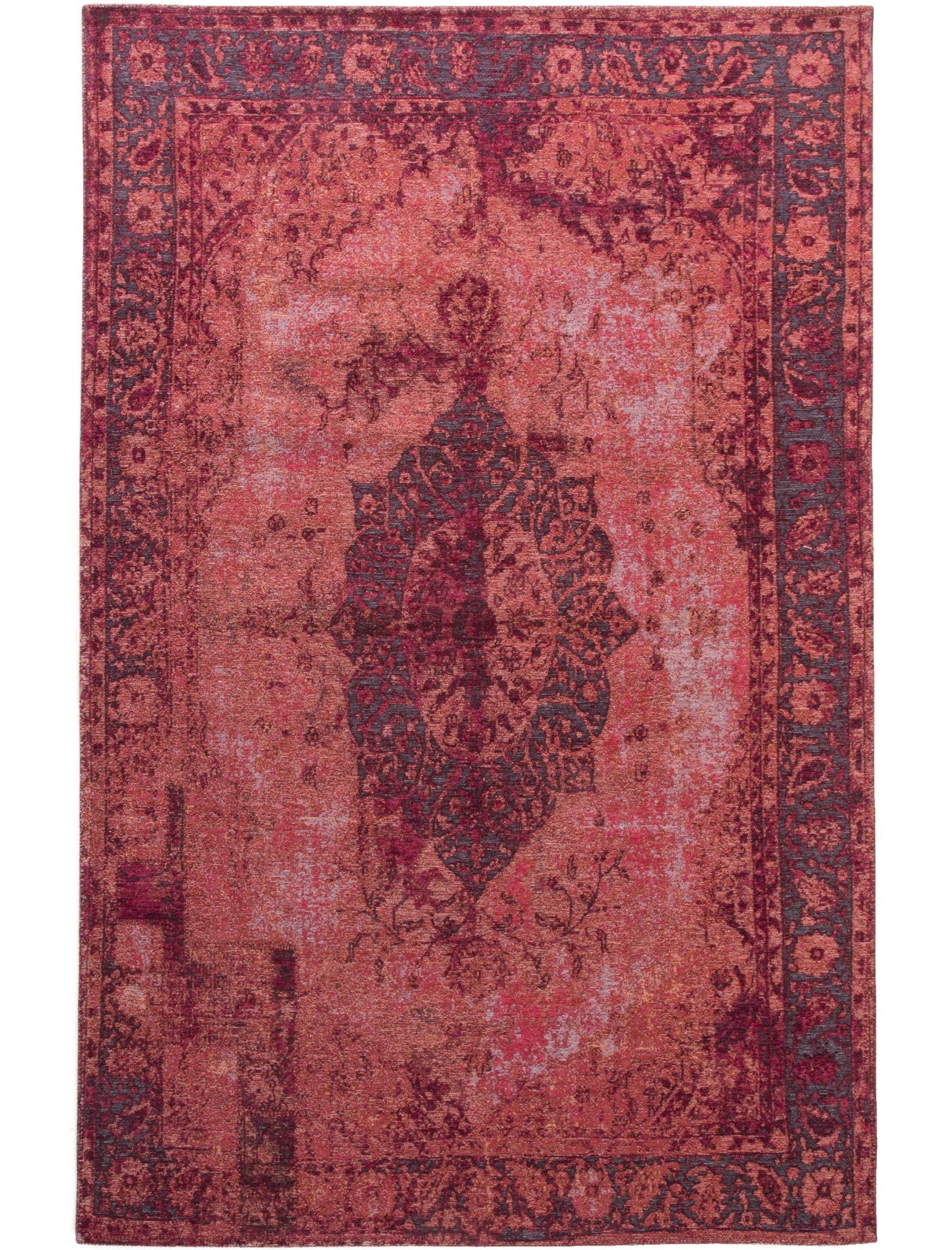 benuta-flachgewebeteppich-tosca-rot-75x165-cm-74-polyester-25-baumwolle-vintage- image 1