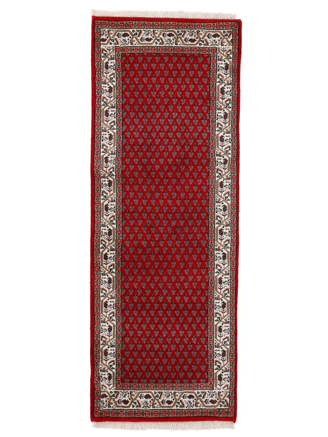carpetfine-mir-woll-teppich-l-ufer-rot-80x400-cm image 1