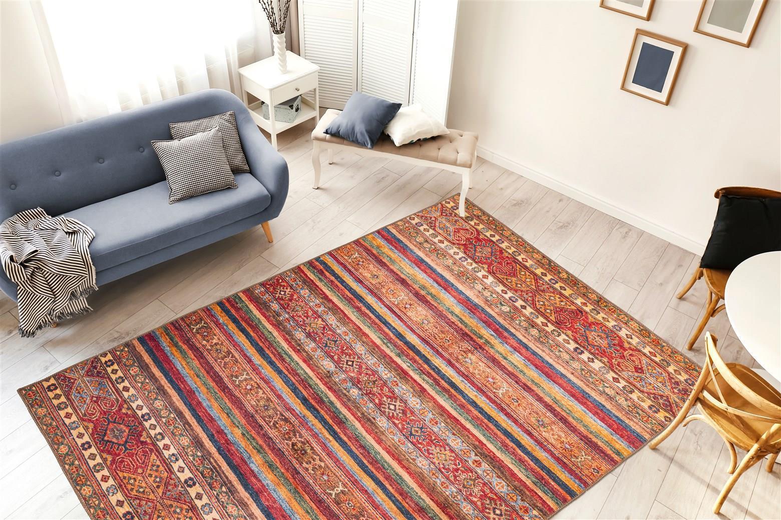 kayoom-faye-725-flachflorteppich-vintage-orientalischer-print-verschiedene-gr-en image 3