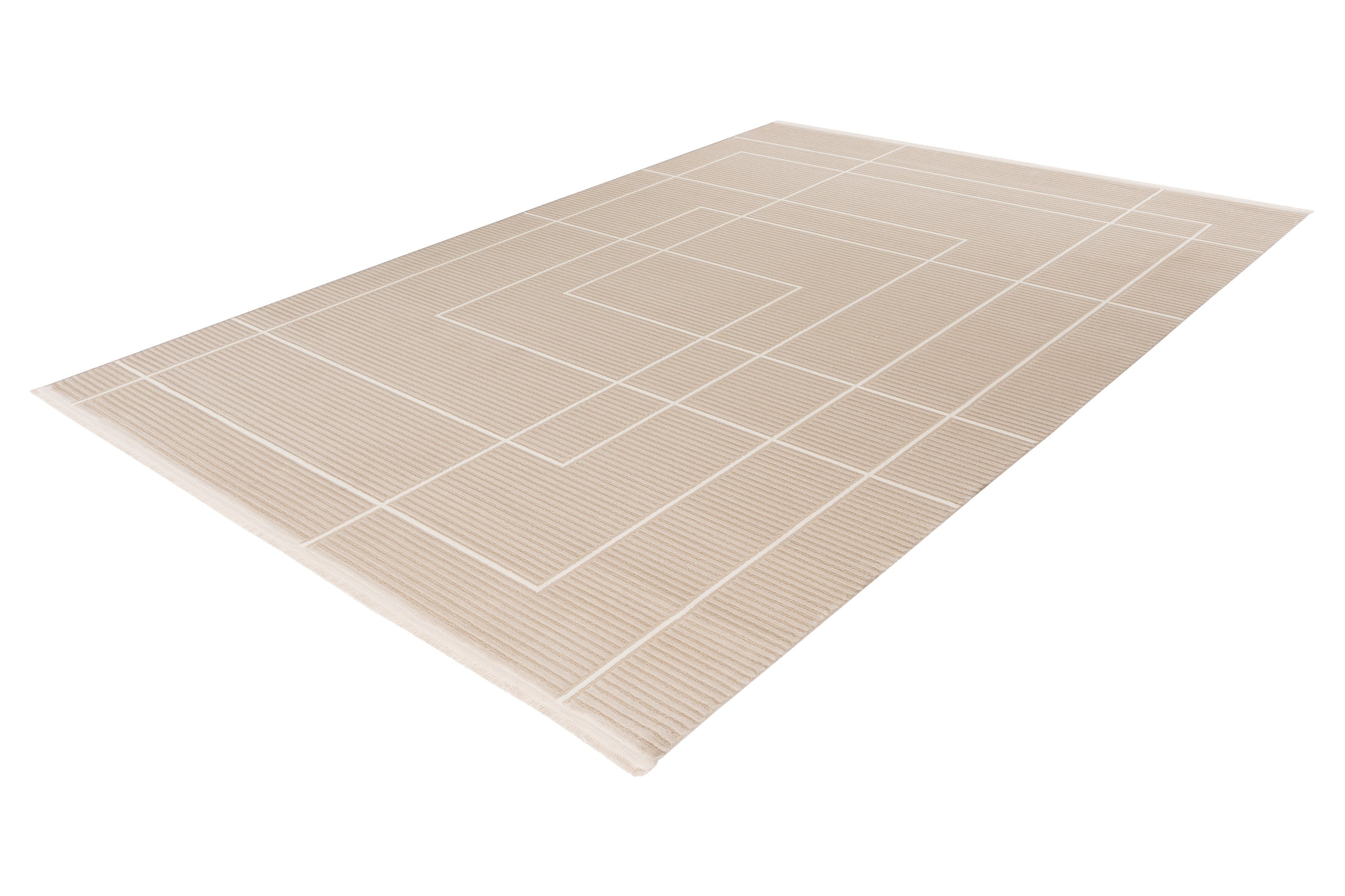 kayoom-certain-125-kurzflorteppich-11-mm-florh-he-2000-g-m-polypropylen-beige-ve image 2