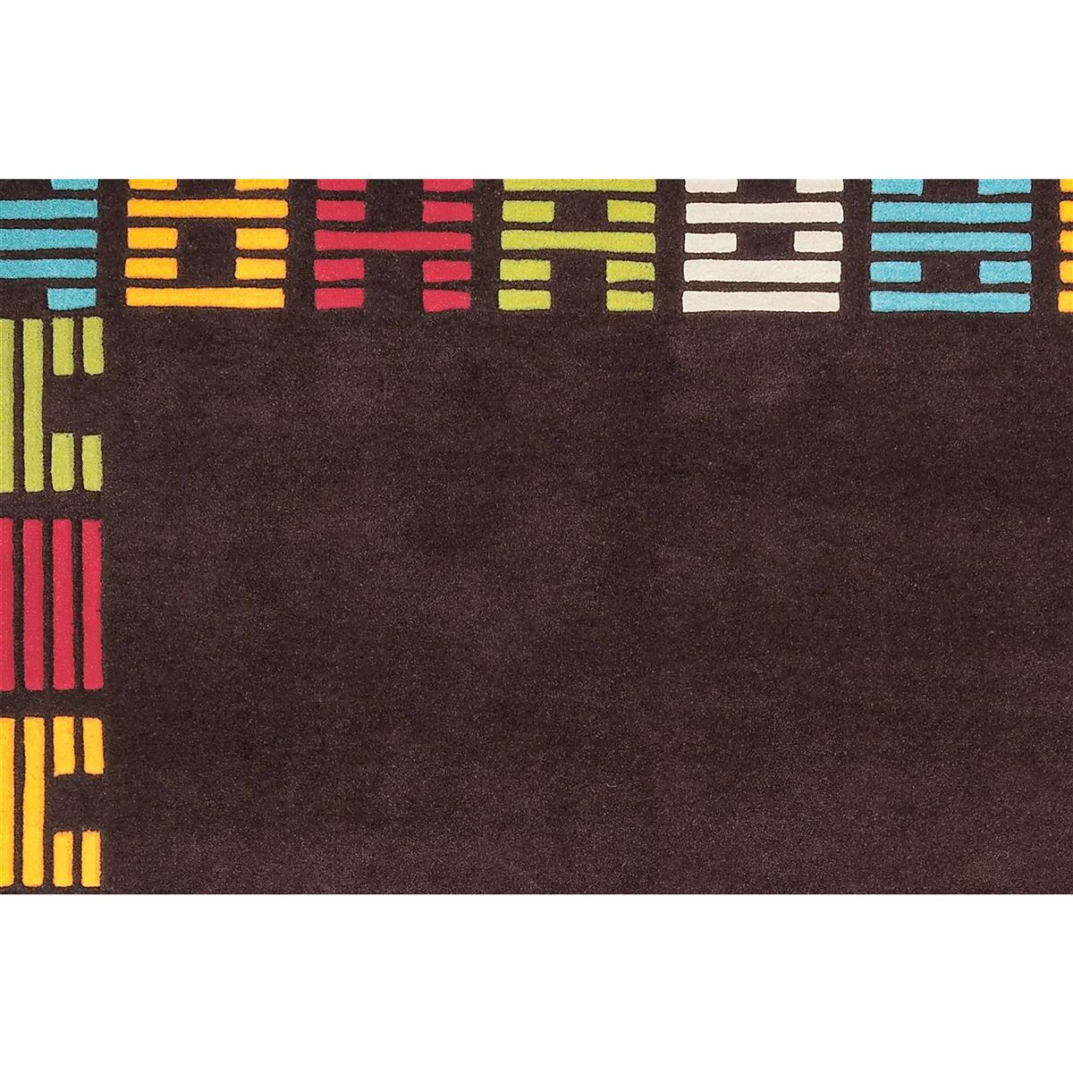 kayoom-joy-4096-bunter-motivteppich-acryl-pflegeleicht-modernes-design image 5