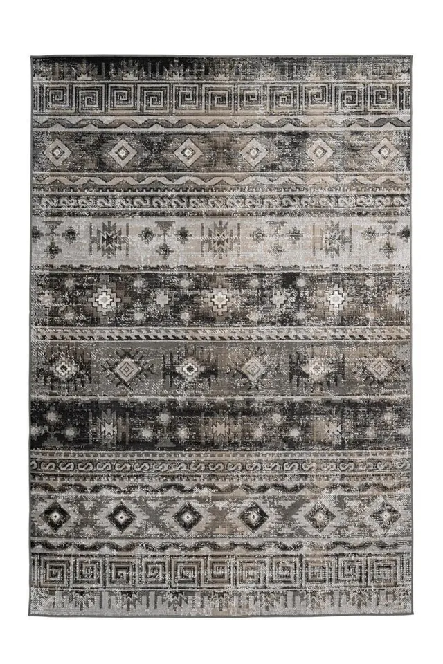 kayoom-ariya-325-vintage-teppich-mit-fransen-flachflor image 1