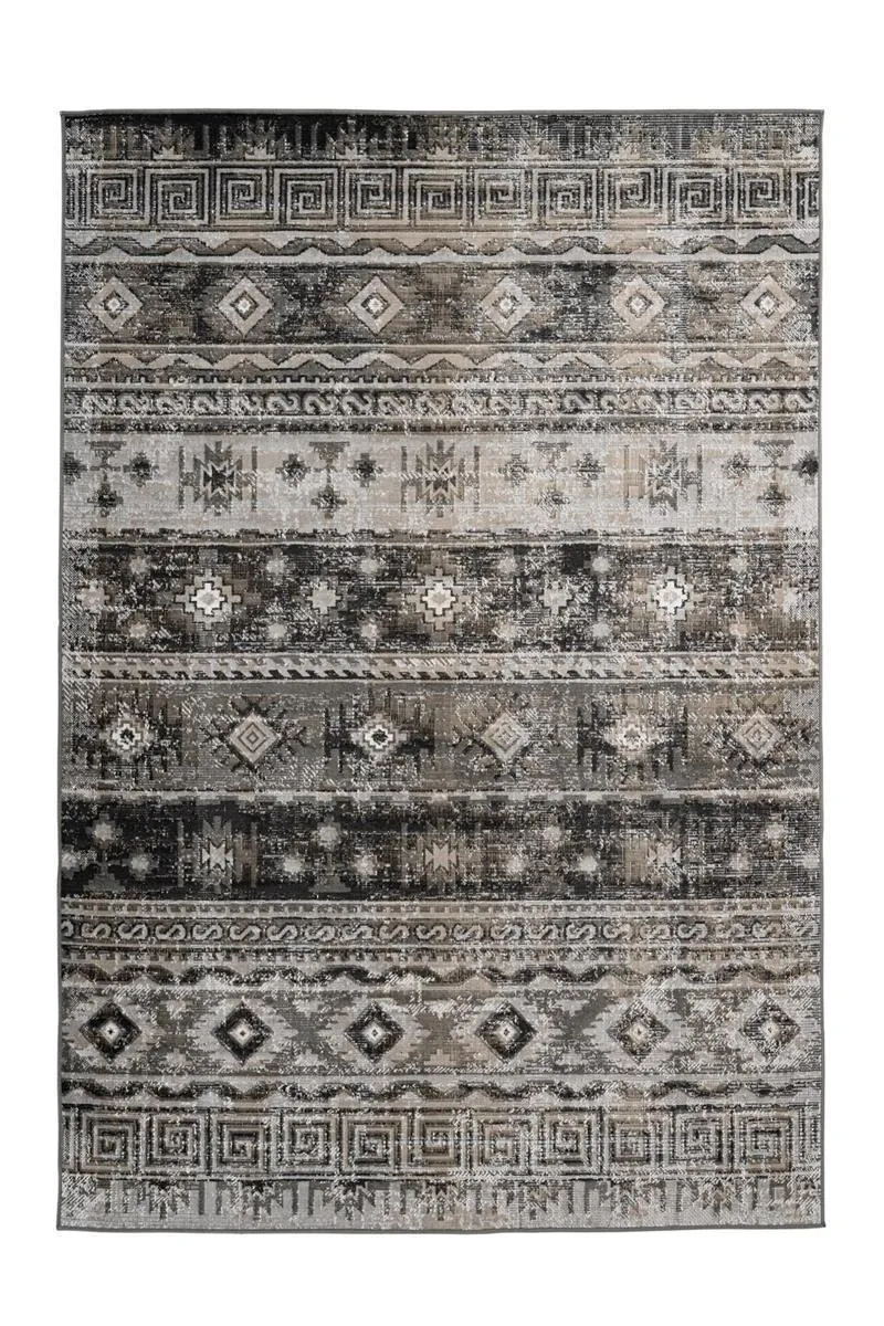 kayoom-ariya-325-vintage-teppich-mit-fransen-flachflor image 1
