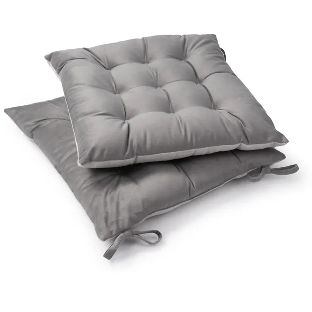 paco-home-sitzkissen-mit-befestigungsb-ndern-40x40-cm-stuhlkissen-indoor-2er-set-4 image 1