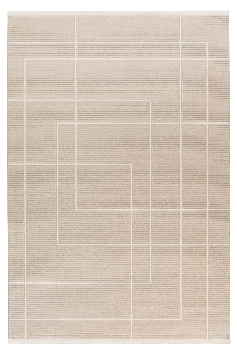 kayoom-certain-125-kurzflorteppich-11-mm-florh-he-2000-g-m-polypropylen-beige-ve image 1