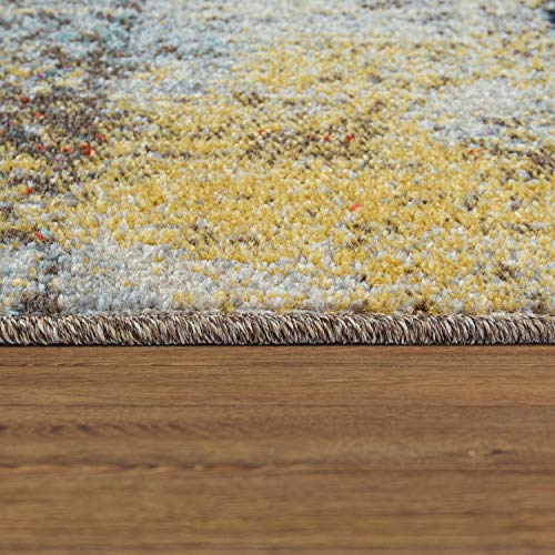 paco-home-kurzflorteppich-used-look-braun-blau-grau-120x170-cm image 7