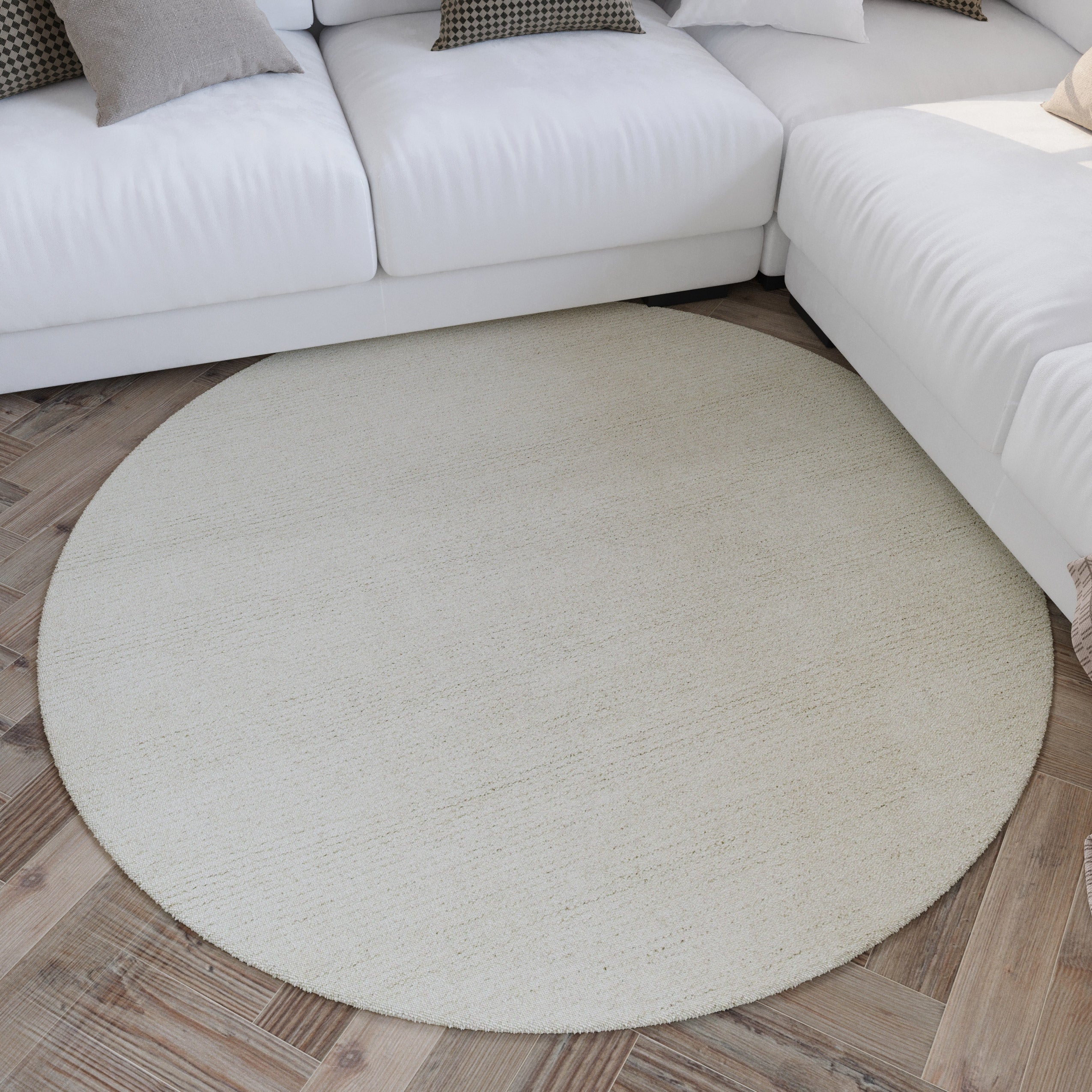 weconhome-hamptons-thirtytwo-kurzflor-teppich-rund-creme-wei-handgetuftet-synthe image 2