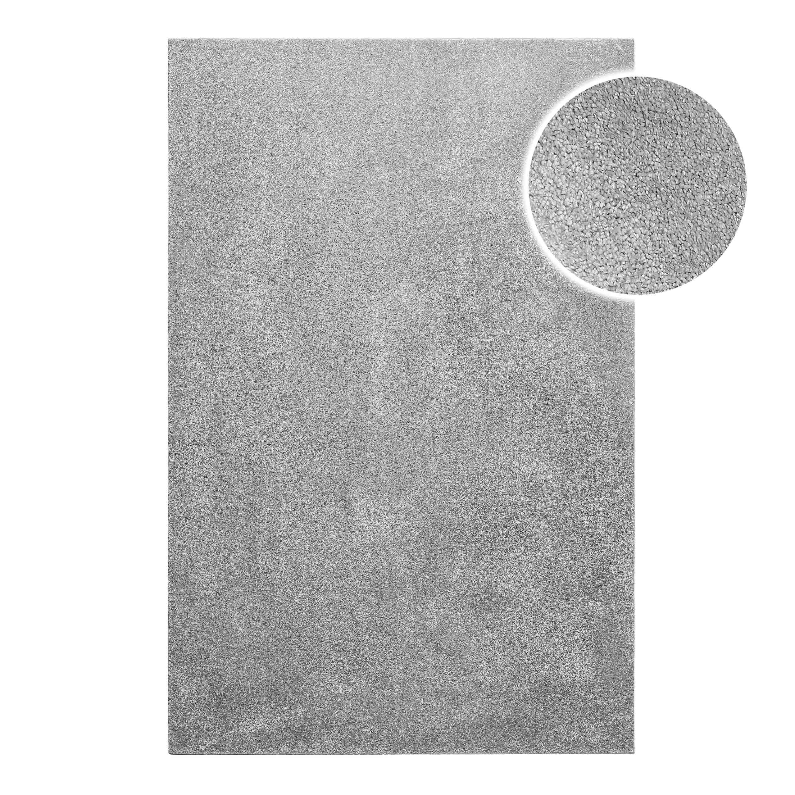 homie-living-teppich-venice-grau-kurzflor-soft image 1