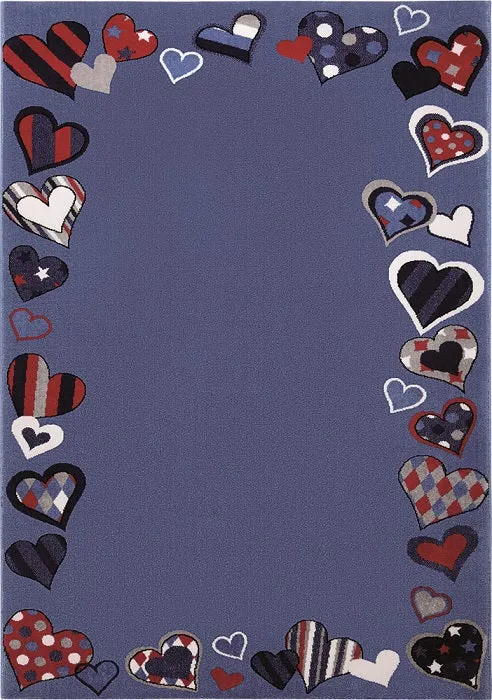 weconhome-just-hearts-kinderteppich-blau-mit-herz-bord-re-80x150-cm image 1