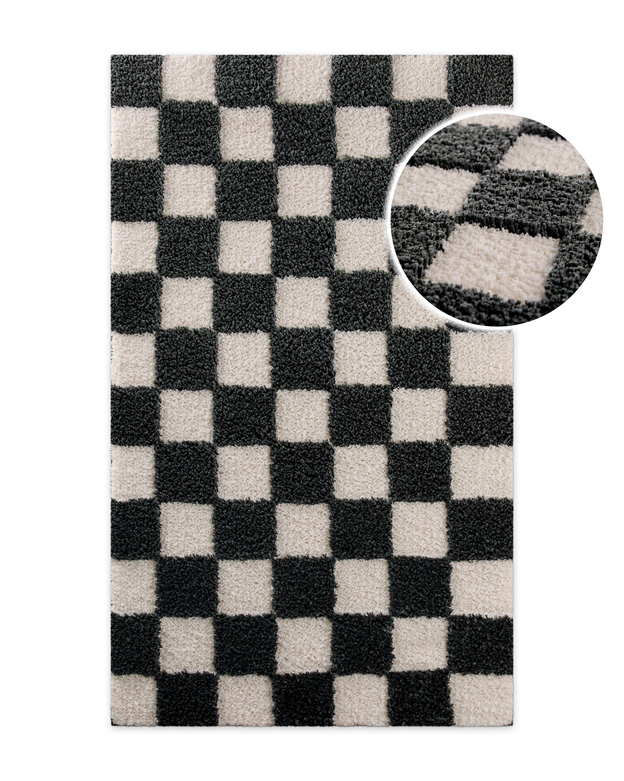 weconhome-bathking-bobbi-badteppich-anthrazit-grau-getuftet-schachbrett-look-rut image 1