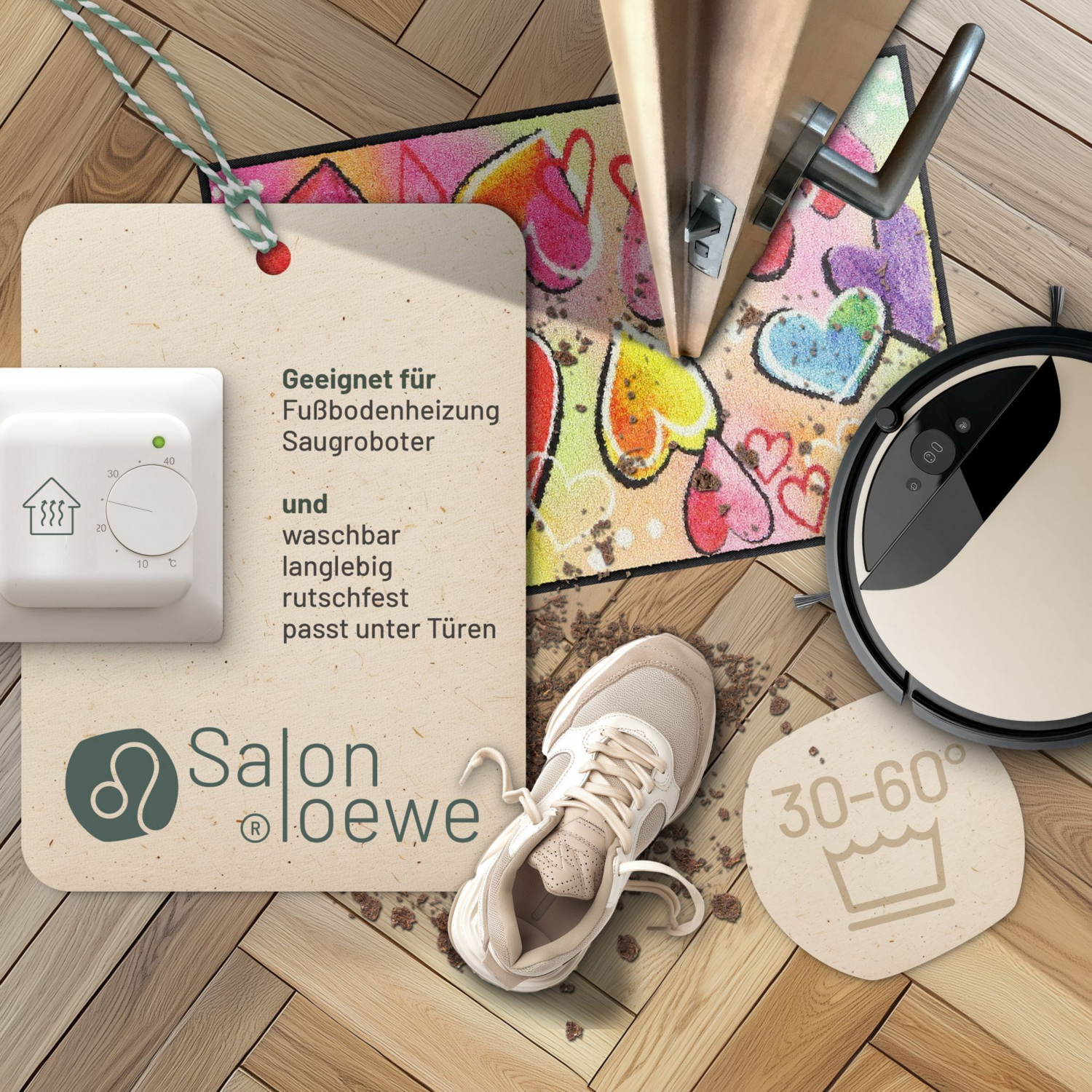 salonloewe-heart-motion-eingangsmatte-50-x-75-cm image 2