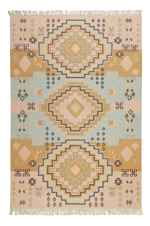 green-looop-by-weconhome-mayenne-kelim-teppich-bunt-wollmix-l-ufer image 1
