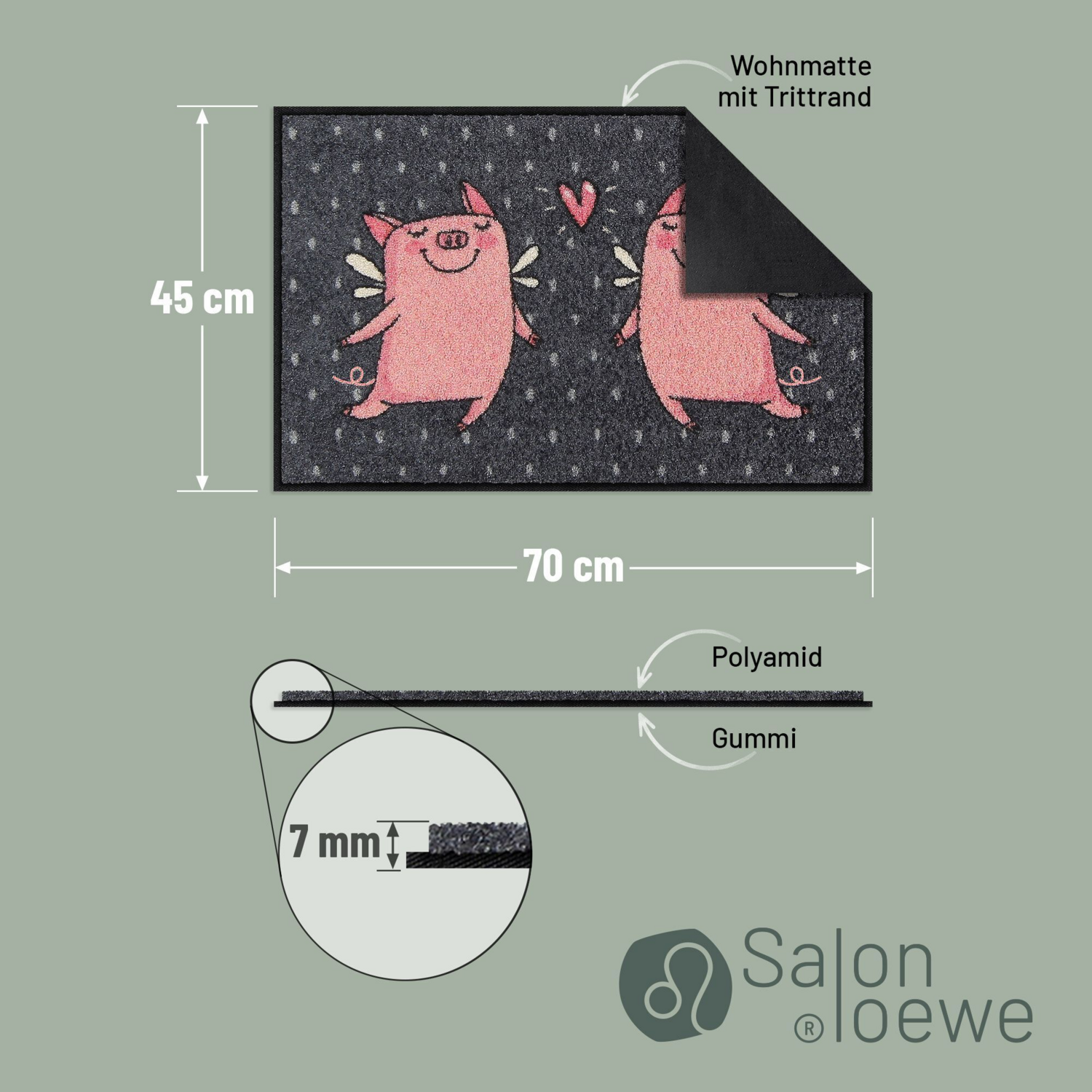 salonloewe-love-pigs-grey-eingangsmatte-45-x-70-cm-grau-waschbar-rutschfest image 3