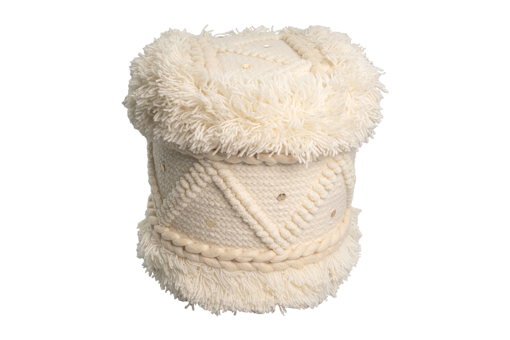 kayoom-pouf-bohist-525-hocker-im-boho-stil-mit-fransen-und-quasten image 6