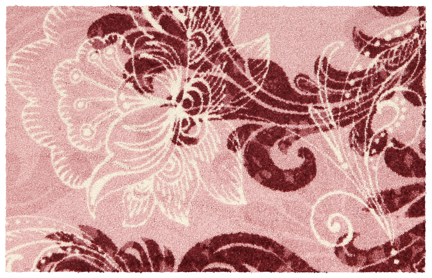 salonloewe-arabeske-rose-l-ufer-45-x-70-cm-fu-matte-mit-arabeskenmuster-waschbar image 1