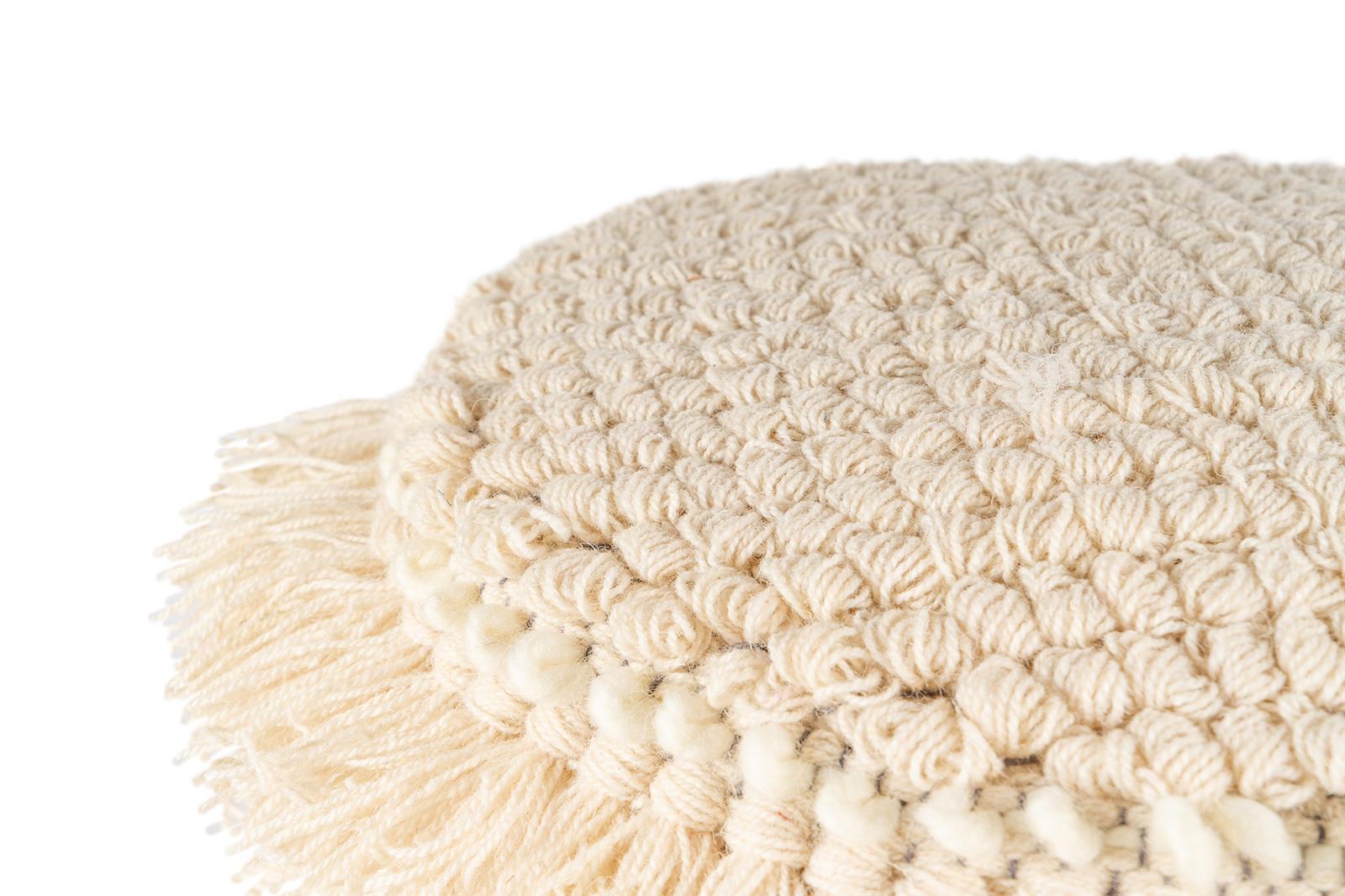 kayoom-bohist-325-pouf-boho-style-hocker-mit-fransen-quasten image 6