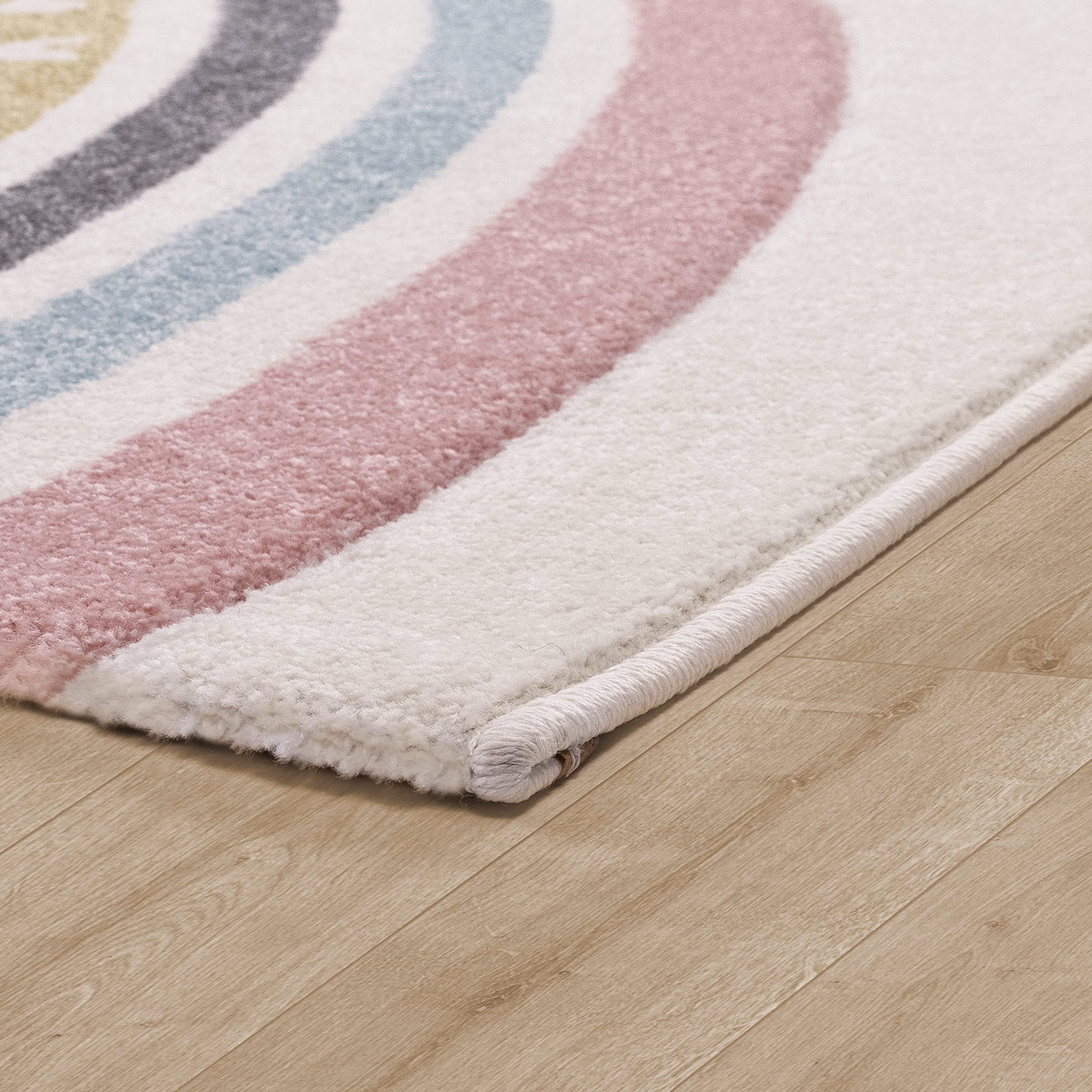 paco-home-kinderteppich-ela-pastell-3d-herz-regenbogen-80x150-cm image 2