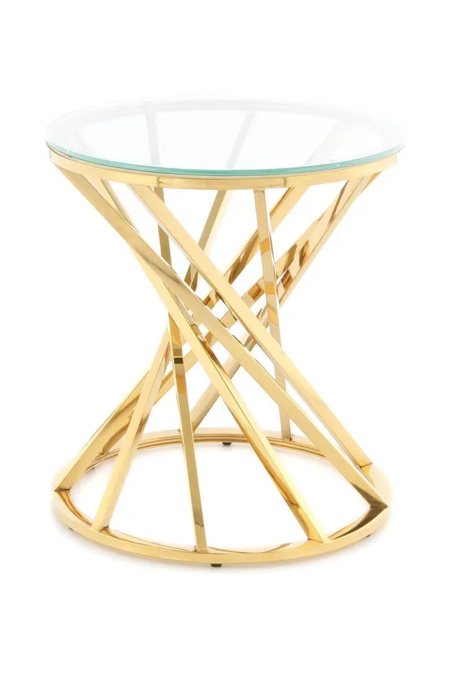 kayoom-beistelltisch-wesley-225-metallgestell-glasplatte-glamour-ses-design image 1
