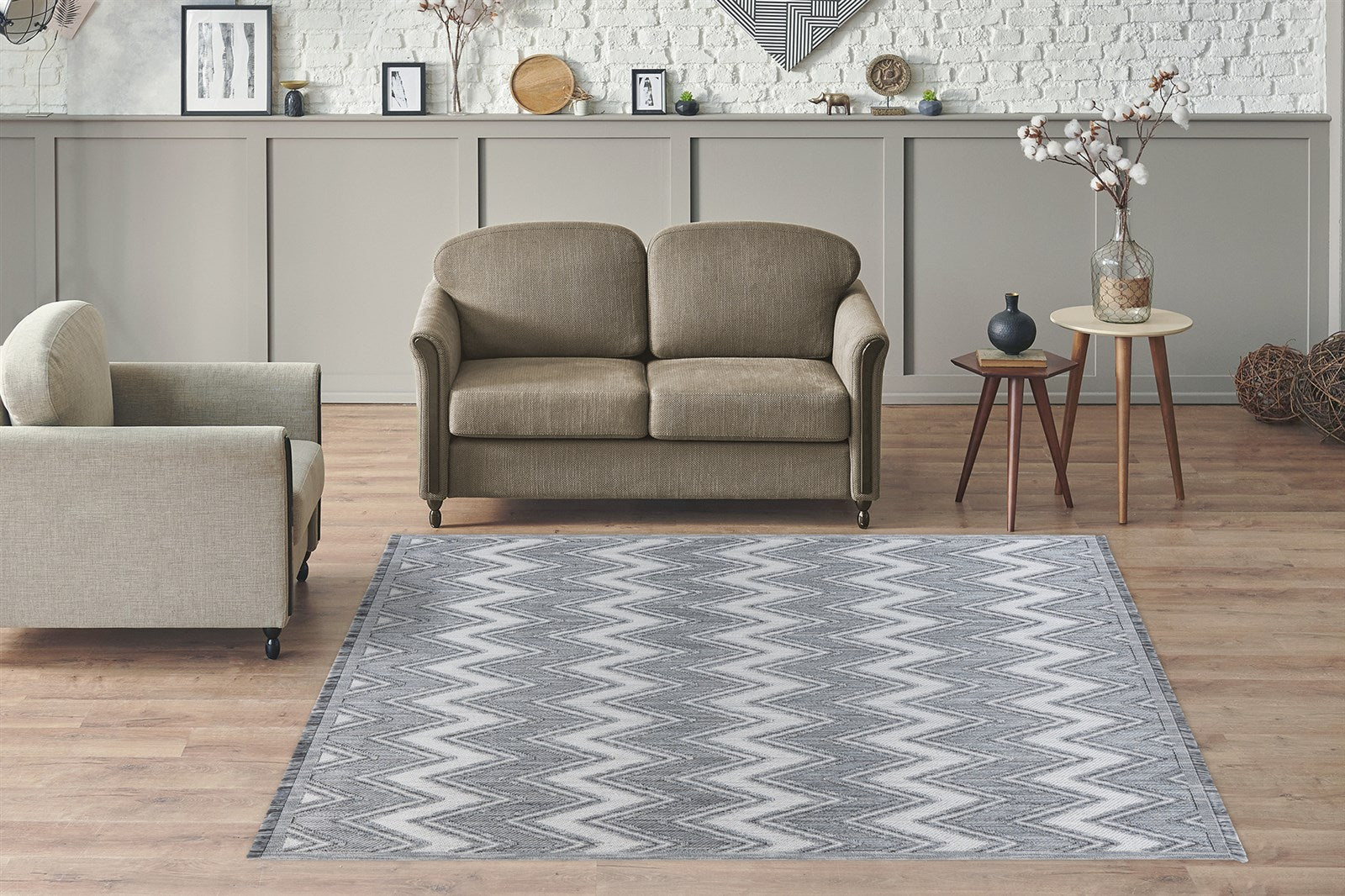 kayoom-sarai-225-teppich-modernes-flachgewebe-pflegeleicht-grafisches-design image 6