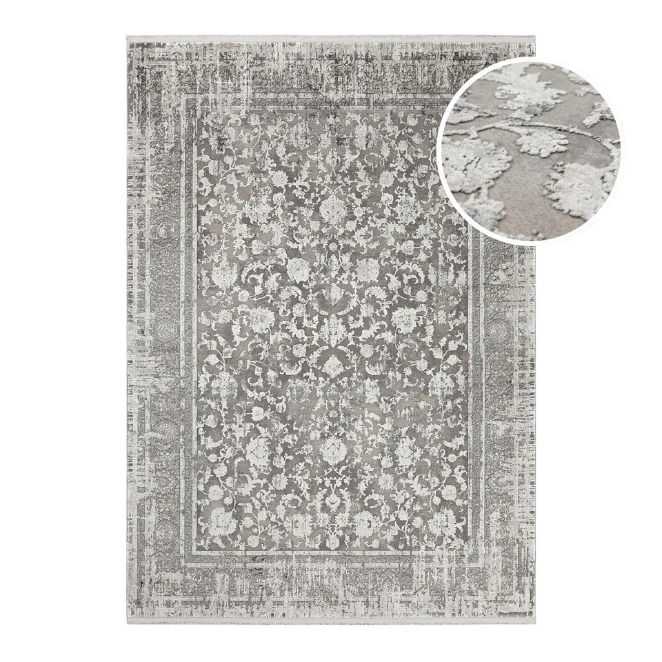 weconhome-upperground-bazaar-vintage-teppich-grau-sand-beige-oriental image 1