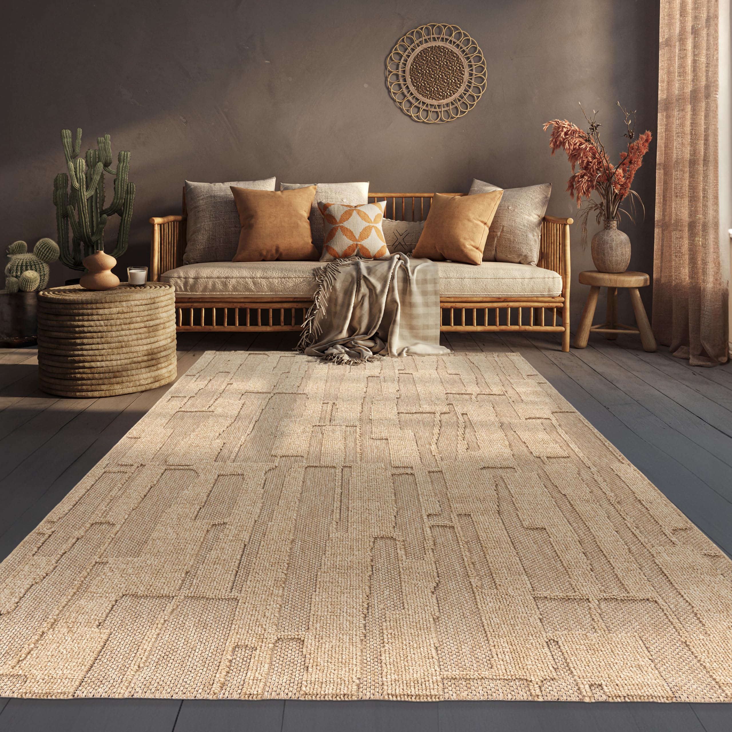 paco-home-aachen-outdoor-teppich-80x150-cm-beige-geometrisch-3d image 3