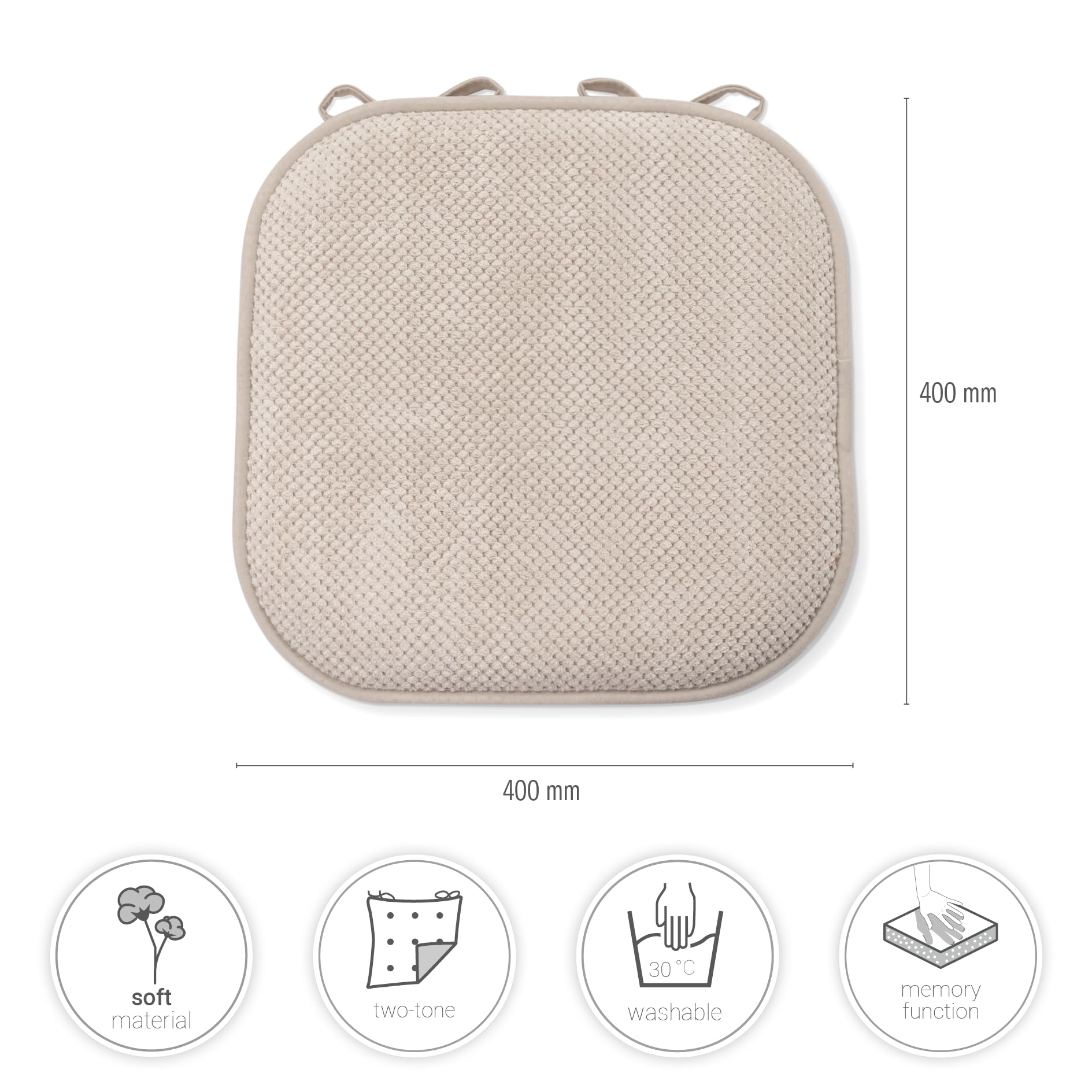 paco-home-sitzkissen-mit-schn-ren-40x40-cm-memory-schaum-2er-set image 3