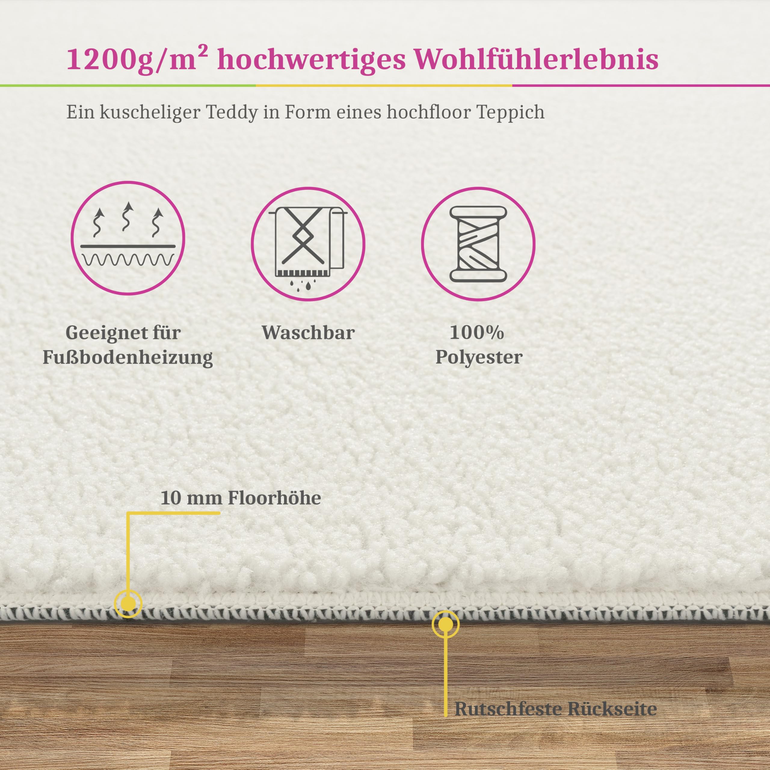 paco-home-teddy-teppich-120x160-cm-creme-hochflor-kunstfell-waschbar image 4