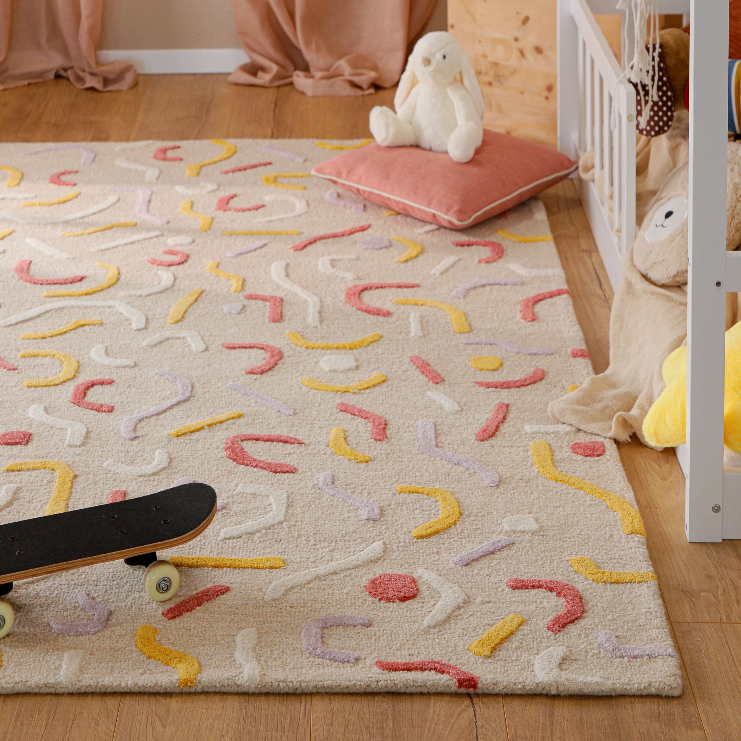 smart-kids-confetti-2-0-kinderteppich-beige-multi-schurwolle image 2