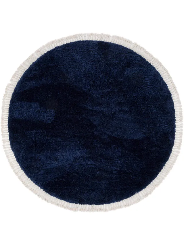 benuta-basic-shaggy-hochflor-teppich-rund-blau-120-cm-pflegeleicht-fu-bodenheizu image 1