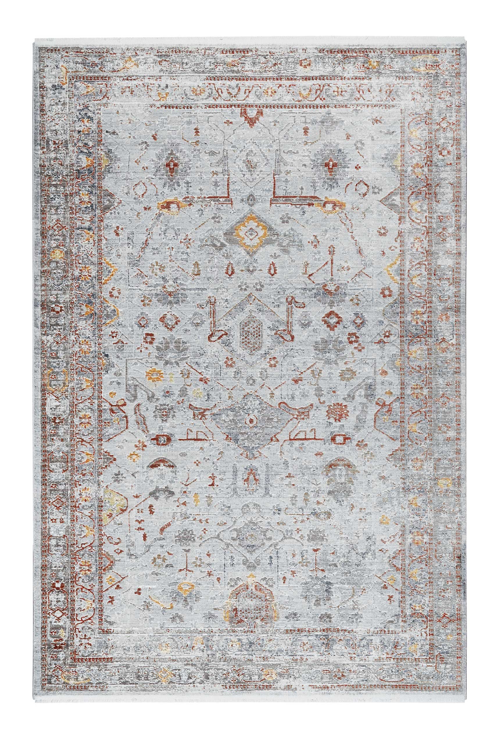weconhome-soho-beat-teppich-beige-multicolor-vintage-kurzflor image 1