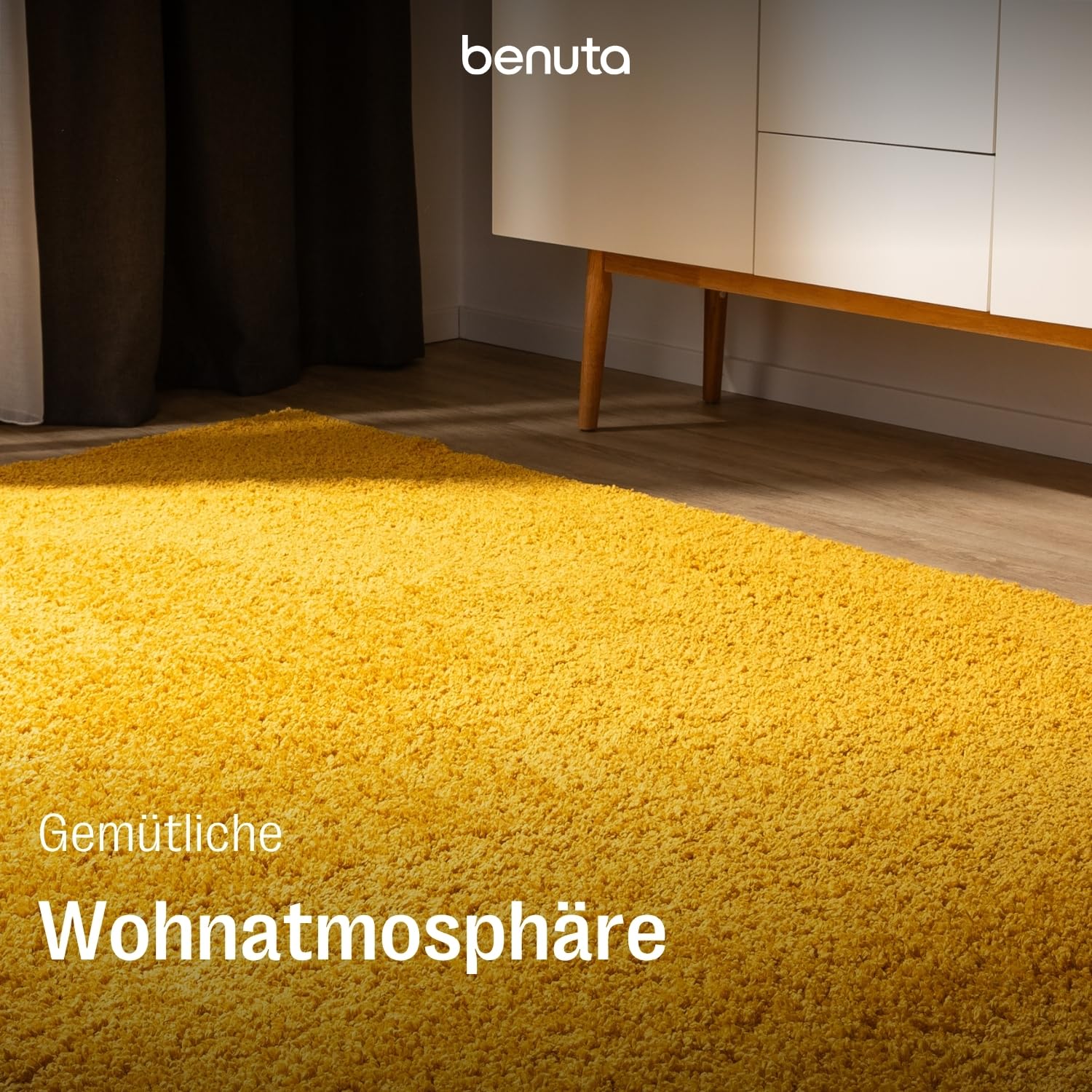 benuta-basic-hochflorteppich-soho-gelb-133x190-cm-kuschelig-weicher-flor-minimal image 5