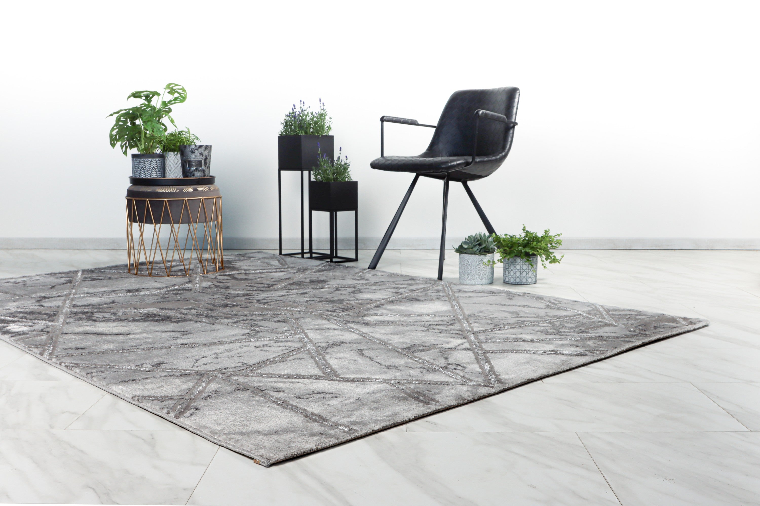 kayoom-neighbourhood-125-kurzflorteppich-12-mm-flor-2050-g-m-silber image 3