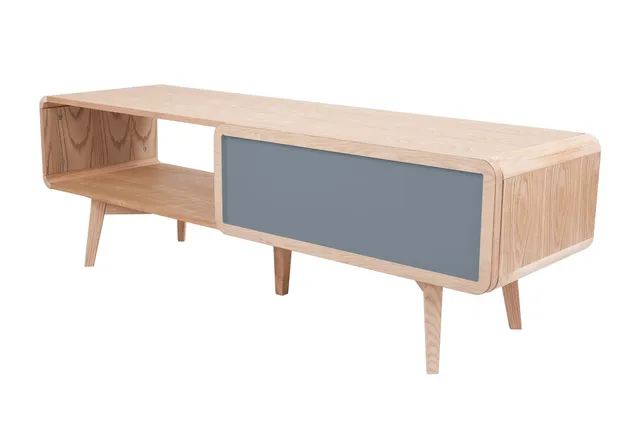 kayoom-tv-tisch-addison-mdf-mit-esche-furnier-ca-140-cm-breit-esche-grau image 1